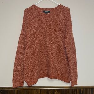 Burnt orange/red knit sweater
